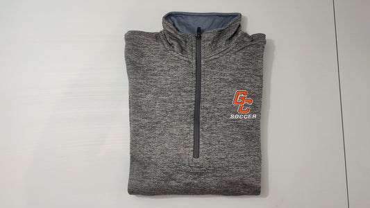 Vêtement homme Sweatshirts Sweats pull 1/4 zippé gris Adidas taille L #Retrostreet