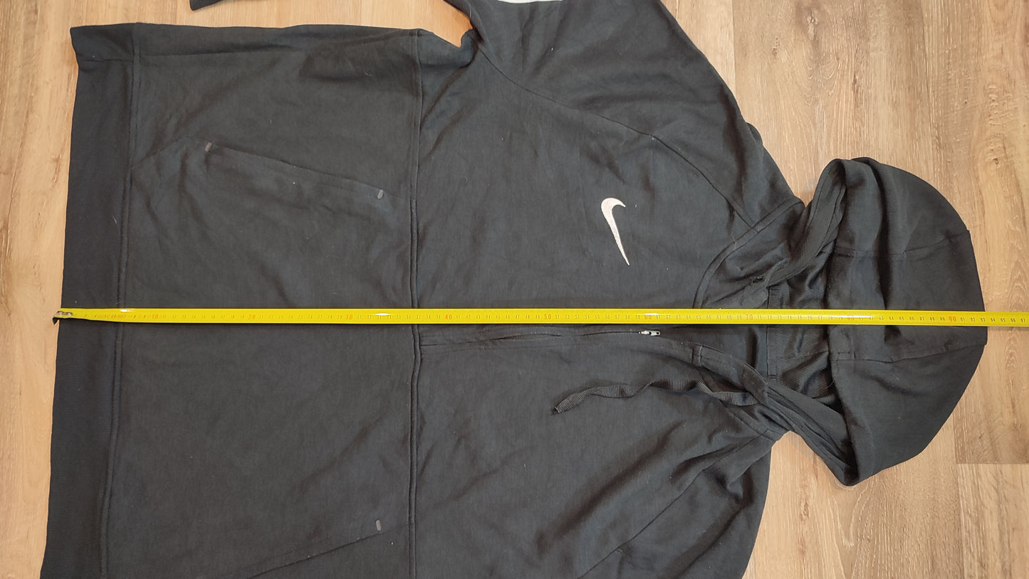Vêtement homme Sweatshirts Sweats pull à capuche 1/2 zippé noir Nike taille XXL 2XL #Retrostreet