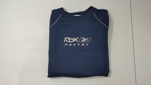 Vêtement homme Sweatshirts Sweats pull bleu marine Rbk Reebok Hockey taille XL #Retrostreet