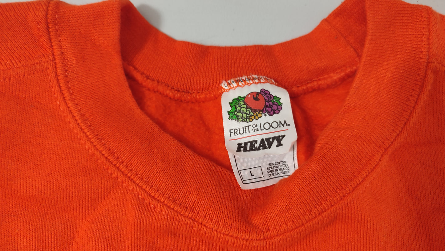 Vêtement homme Sweatshirts Sweats pull orange Fruit of the loom taille L #Retrostreet
