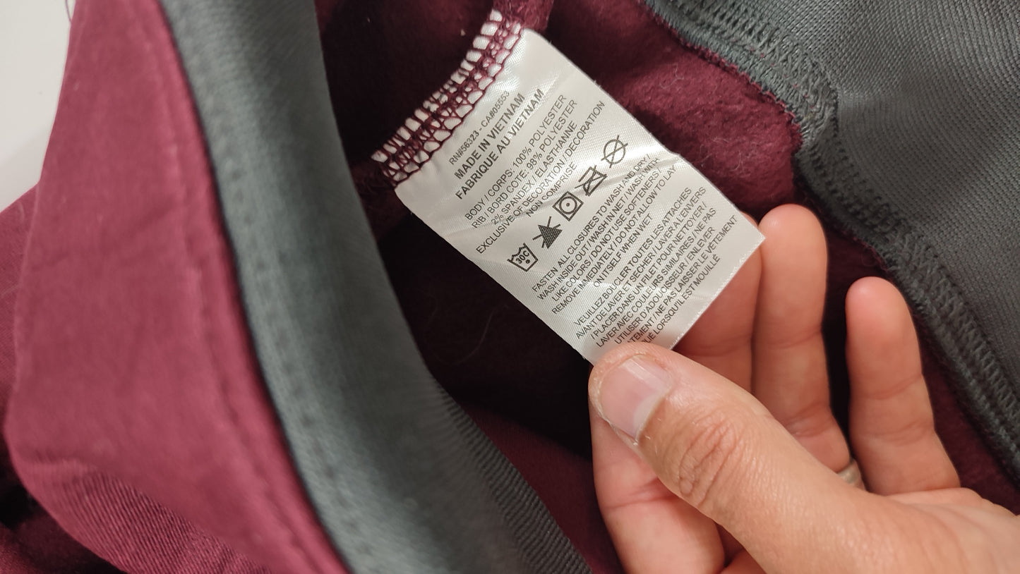 Vêtement homme Sweatshirts Sweats veste à capuche zippé bordeaux Nike taille XXL #Retrostreet