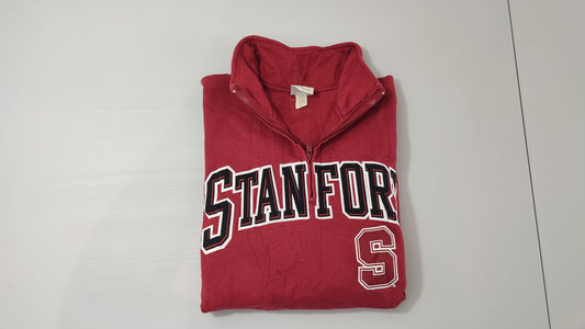 Vêtement homme Sweat zippé 1/4 Haut de sport rouge Champion taille L #Retrostreet