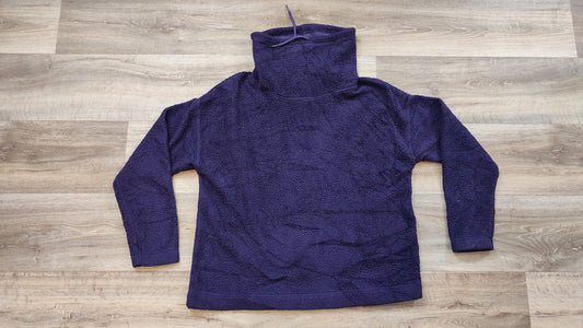 Vêtement pull sweat polaire violet col haut Champion taille L #Retrostreet