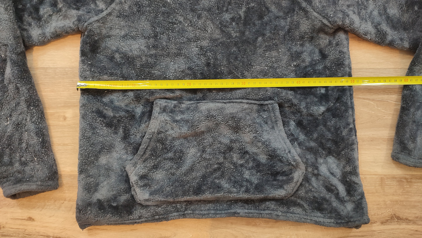 Vêtement sweat pull polaire col haut gris bleu Champion taille M #Retrostreet