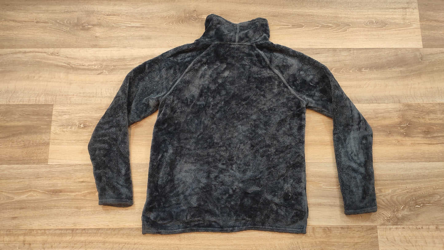 Vêtement sweat pull polaire col haut gris bleu Champion taille M #Retrostreet