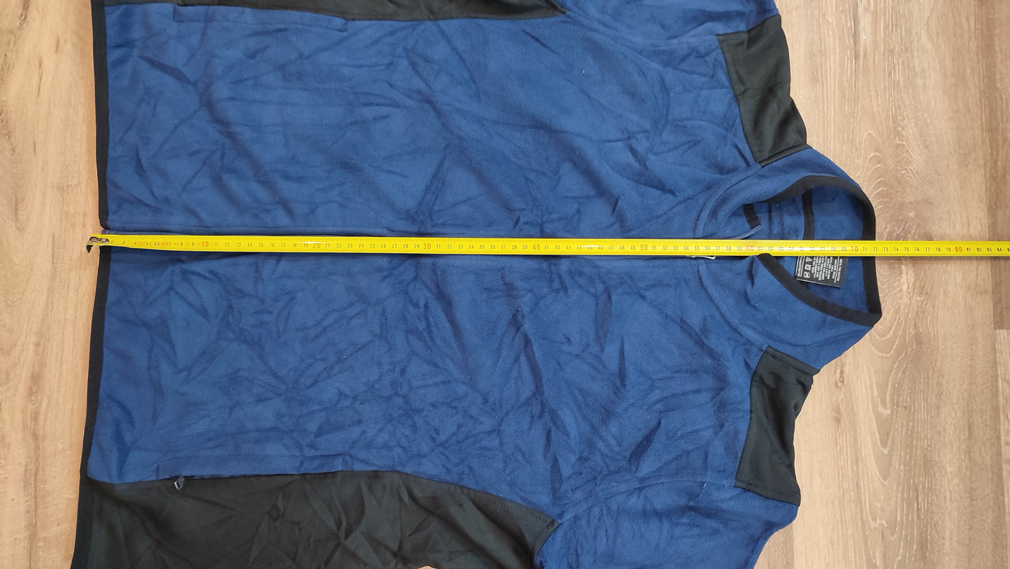 Vêtement sweat veste polaire zippé bleu et noir Starter taille XXL 2XL #Retrostreet