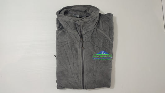 Vêtement sweat veste polaire zippé gris Eddie bauer taille XXL #Retrostreet