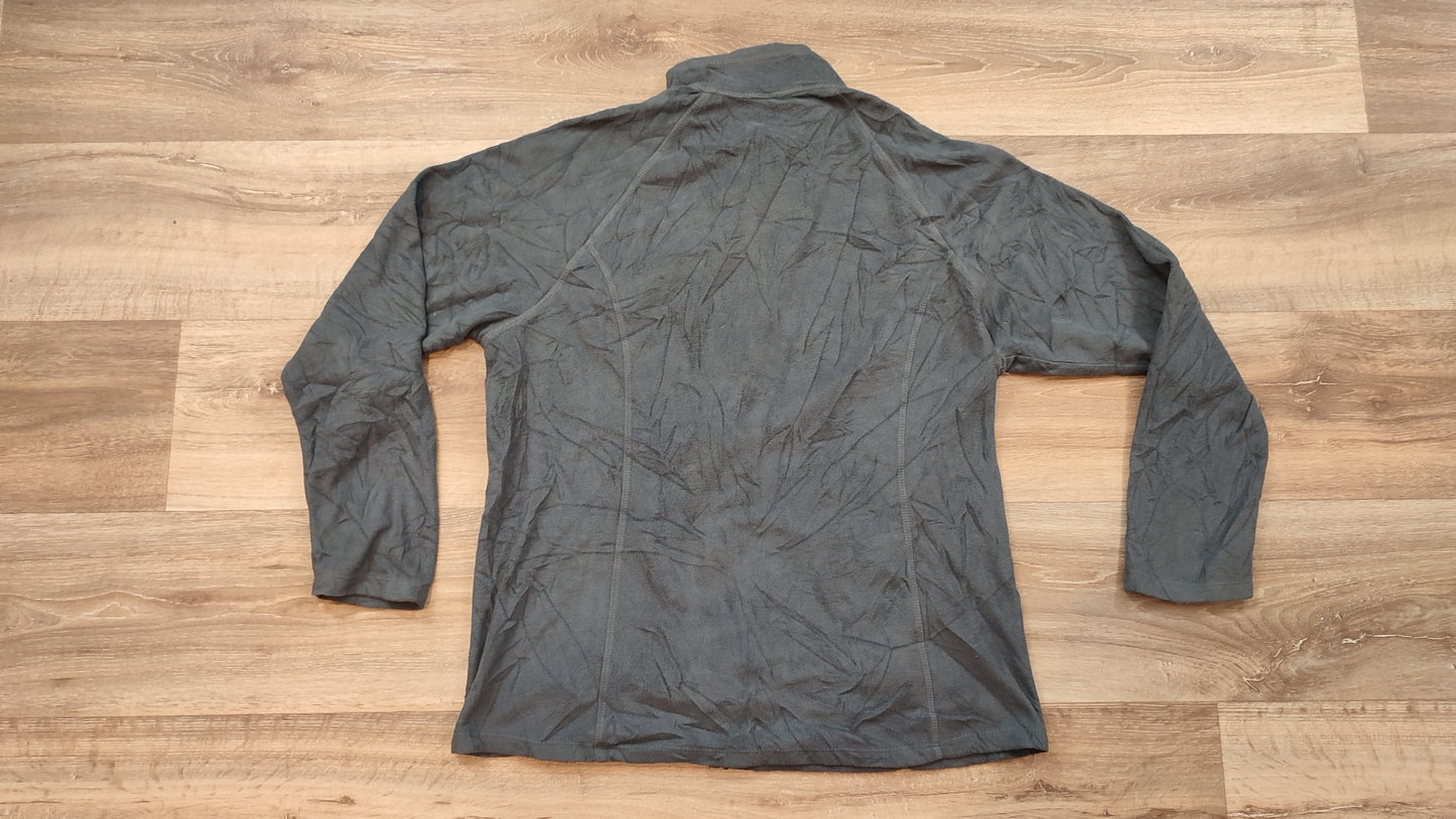 Vêtement sweat veste polaire zippé gris Eddie bauer taille XXL #Retrostreet