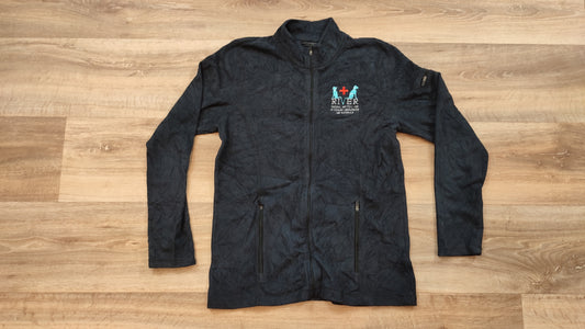 Vêtement veste polaire femme zippé bleu marine L.L.Bean taille M #Retrostreet