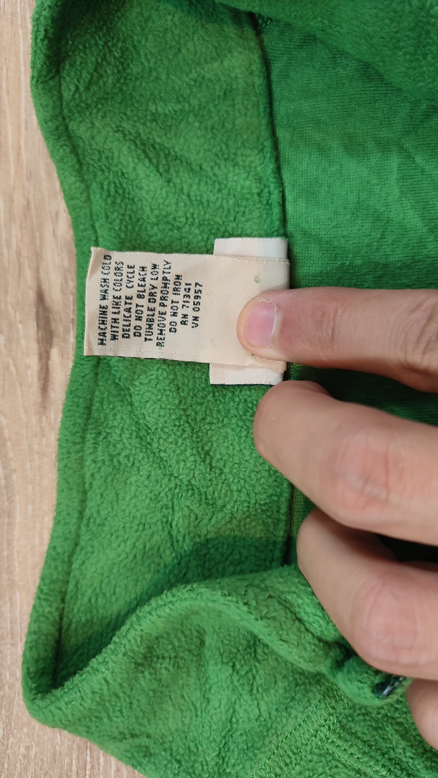 Vêtement veste polaire femme zippé vert L.L.Bean taille XL #Retrostreet