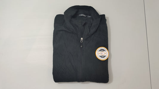 Vêtement veste polaire noir zippé Eddie bauer taille XXXL #Retrostreet