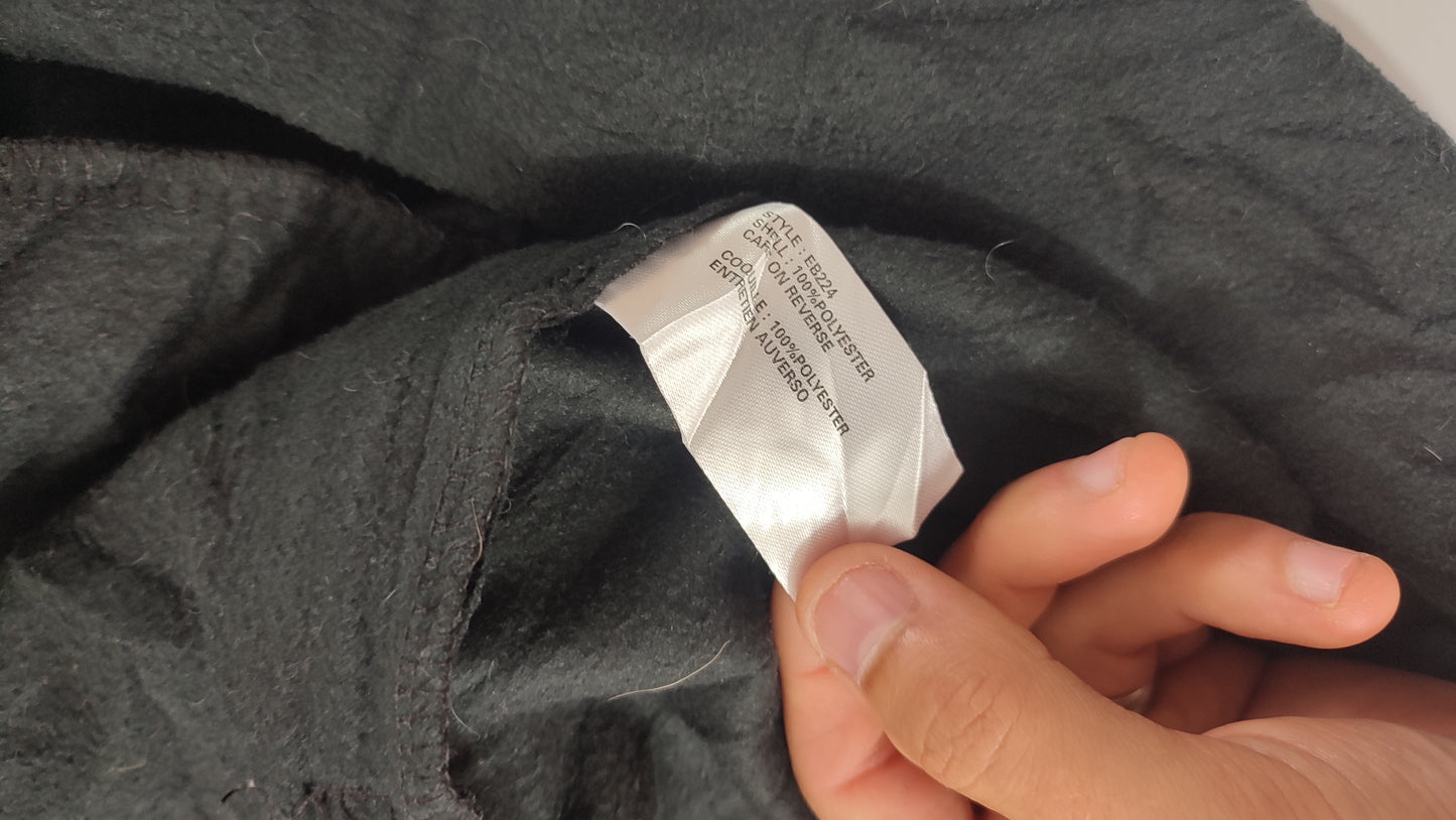 Vêtement veste polaire noir zippé Eddie bauer taille XXXL #Retrostreet