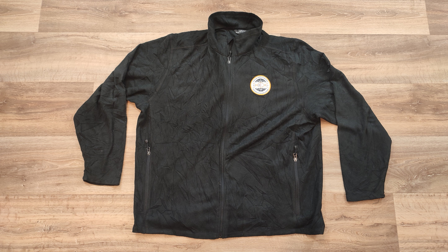 Vêtement veste polaire noir zippé Eddie bauer taille XXXL #Retrostreet