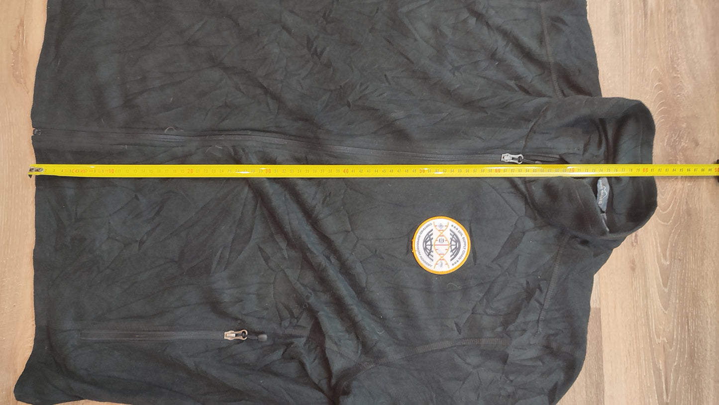 Vêtement veste polaire noir zippé Eddie bauer taille XXXL #Retrostreet