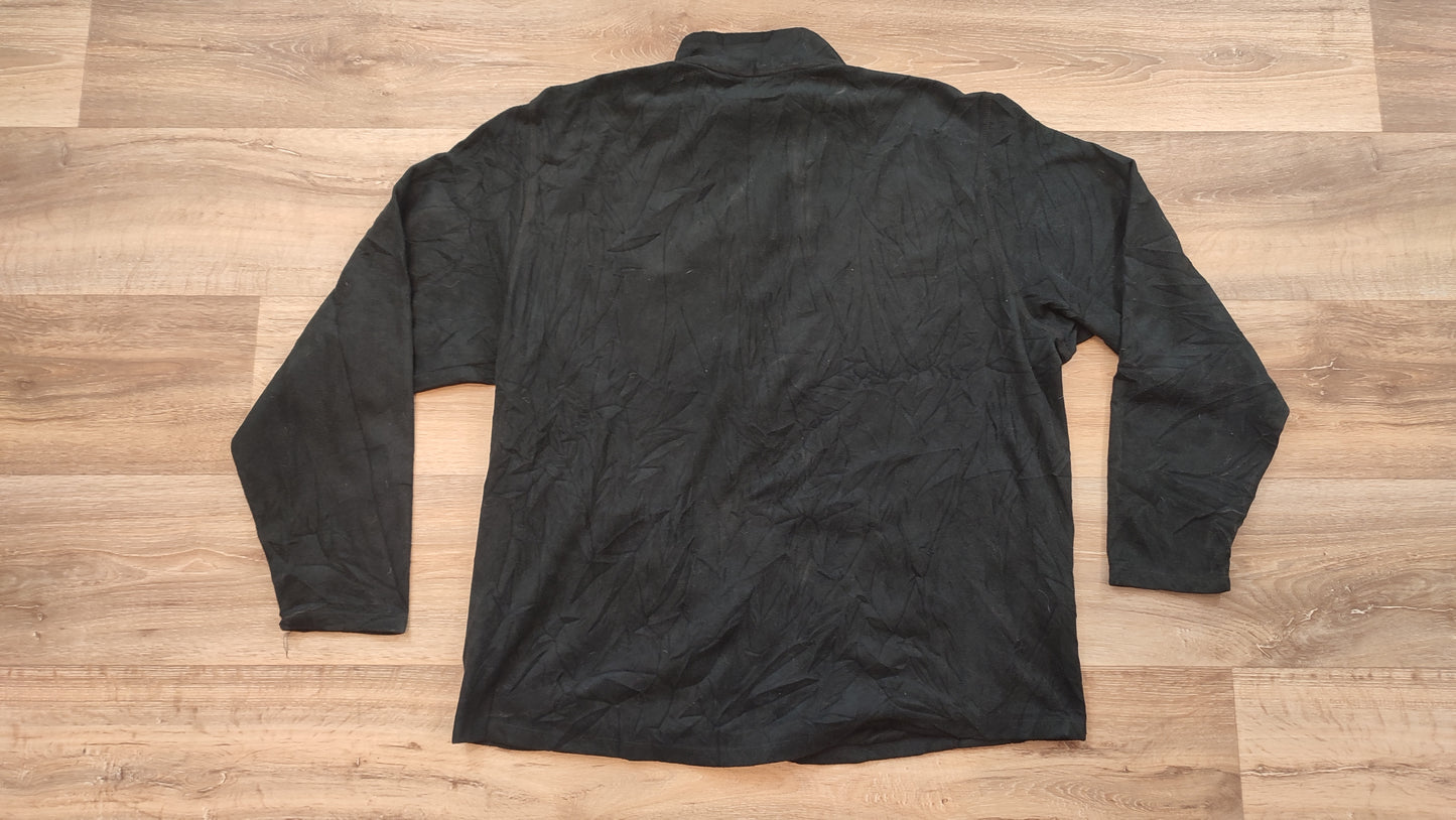 Vêtement veste polaire noir zippé Eddie bauer taille XXXL #Retrostreet