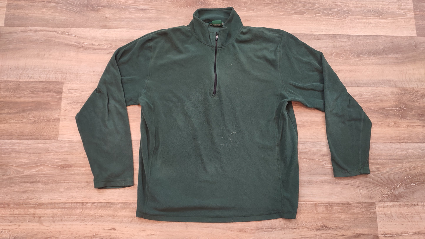 Vêtement veste polaire vert foncé L.L.Bean taille L #Retrostreet