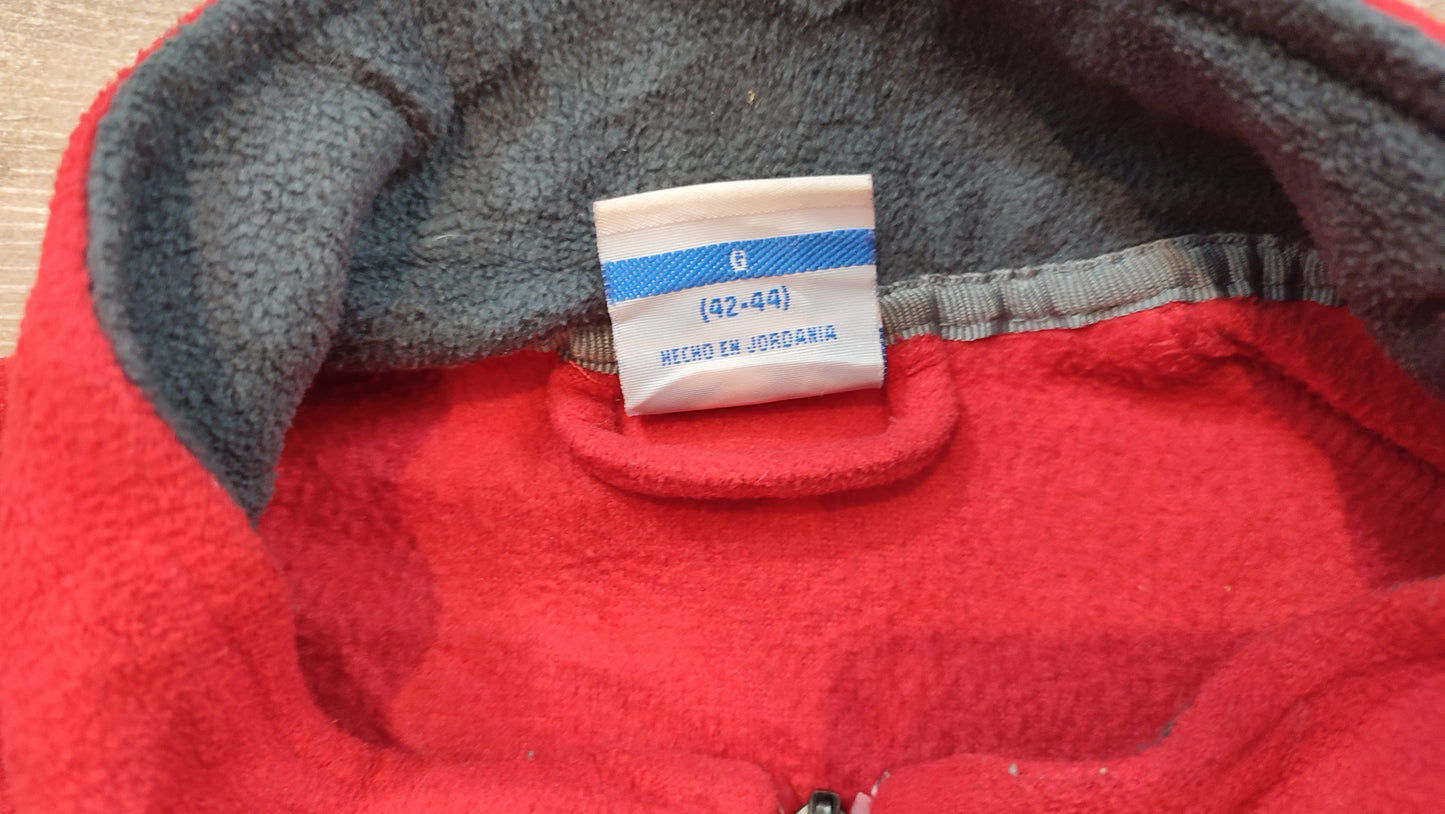 Vêtement veste polaire zippé rouge Starter taille L 42-44 #Retrostreet