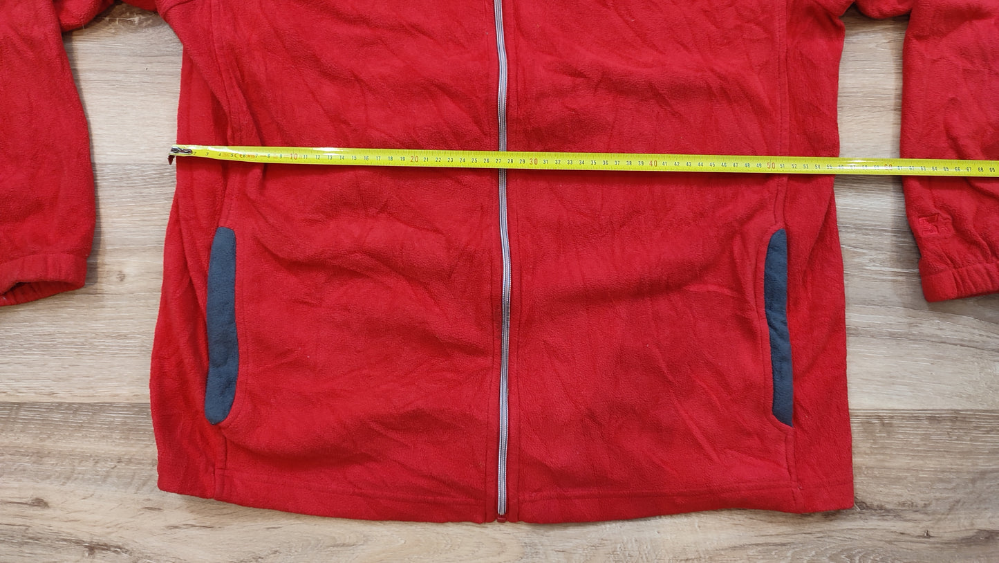 Vêtement veste polaire zippé rouge Starter taille L 42-44 #Retrostreet