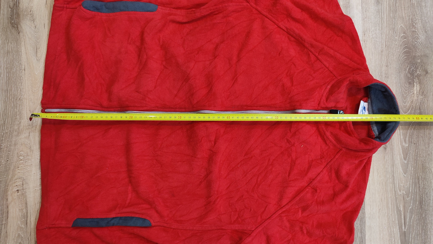 Vêtement veste polaire zippé rouge Starter taille L 42-44 #Retrostreet