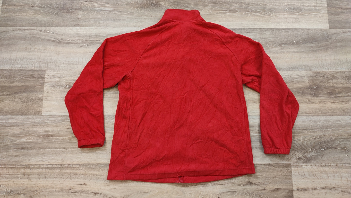 Vêtement veste polaire zippé rouge Starter taille L 42-44 #Retrostreet