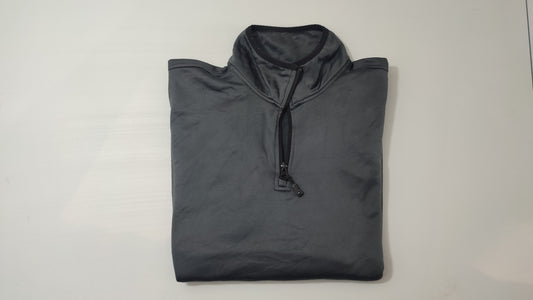 Vêtement veste sweat pull 1/4 zippé gris starter taille L 42-44 #Retrostreet