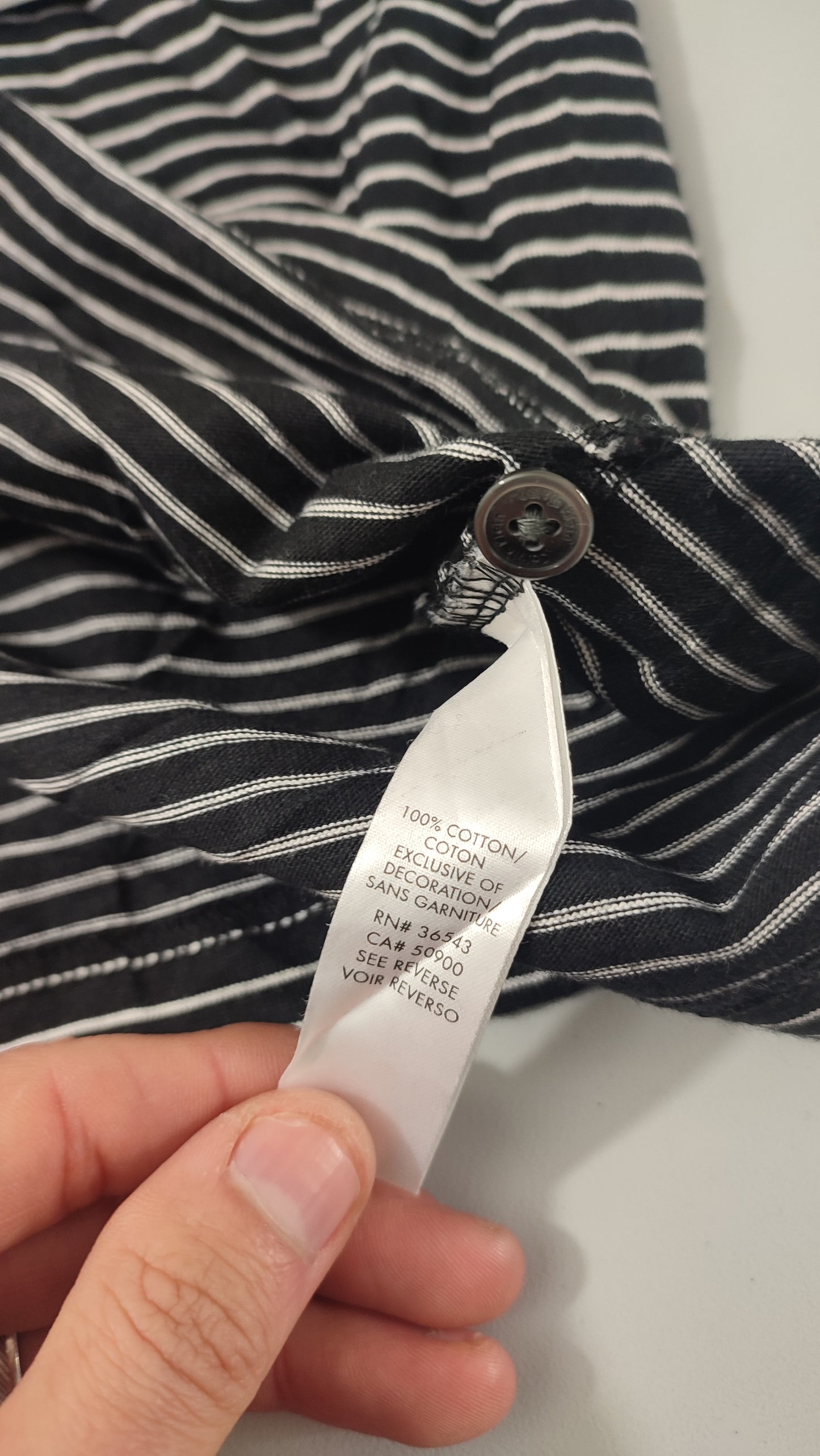 Vêtement Homme Calvin Klein Polo noir et blanc taille XL #RETROSTREET