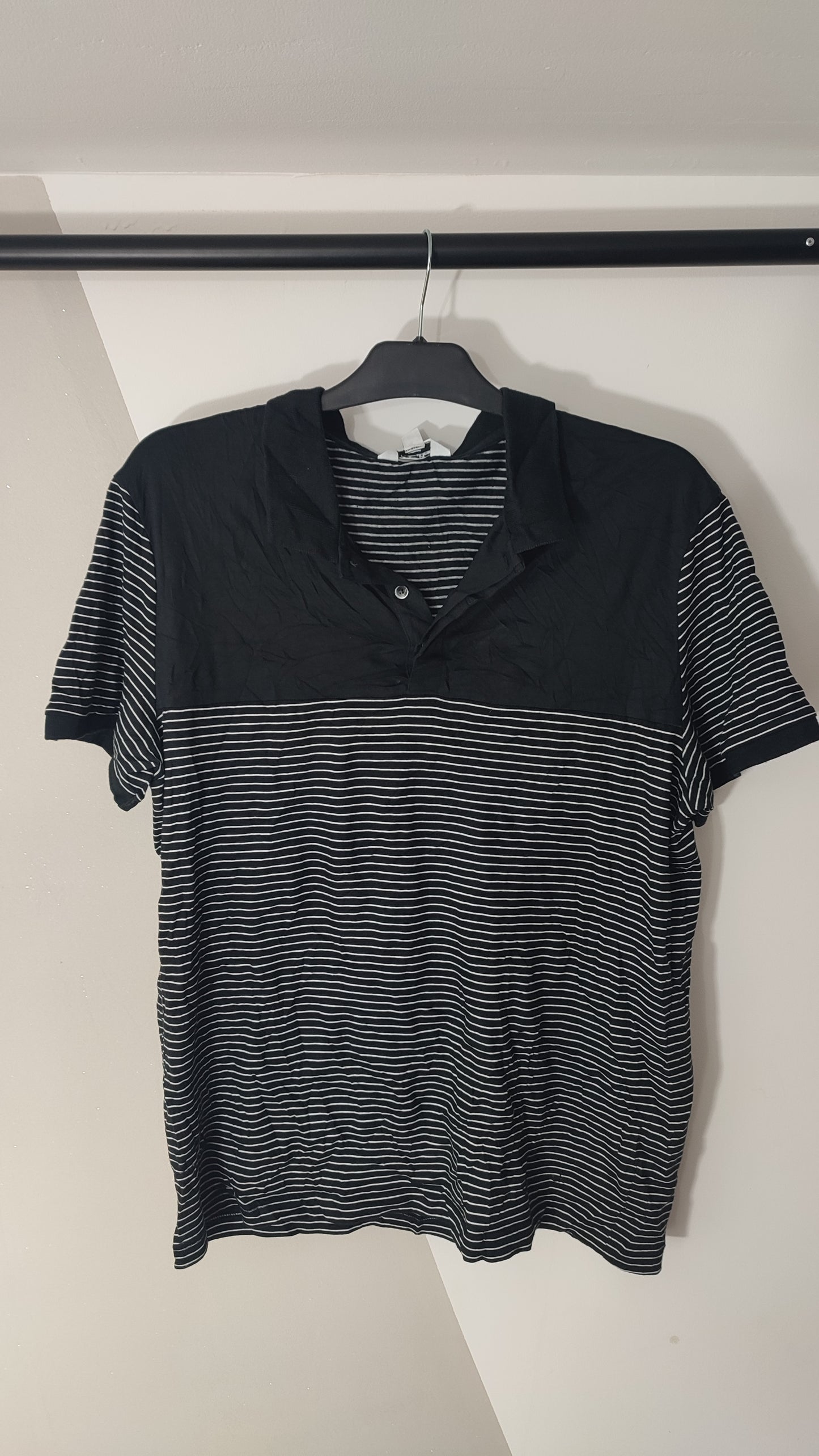 Vêtement Homme Calvin Klein Polo noir et blanc taille XL #RETROSTREET