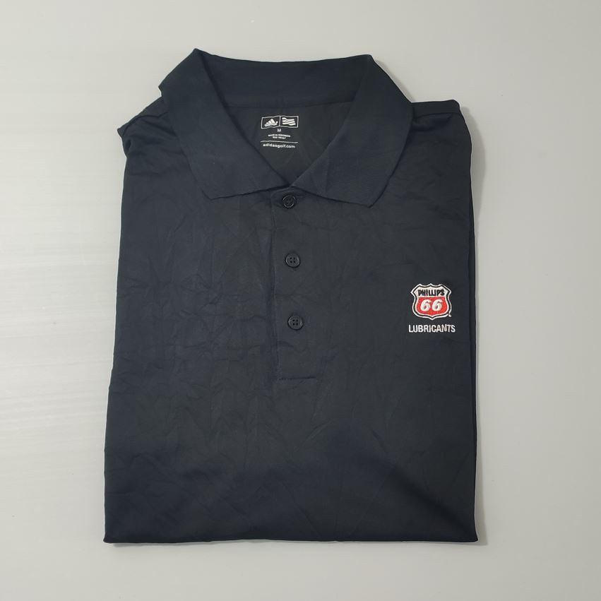 Vêtement Homme Polo noir Adidas Philips 66 Lubricants taille M #RETROSTREET